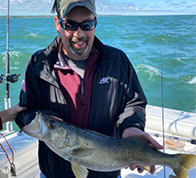 crew of six with their fish